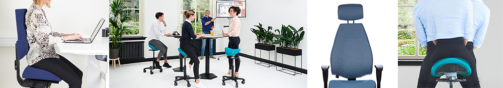 Ergonomiske kontorstole til kontor reception stole til at variere arbejdsstillingen i løbet af dagen