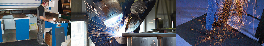 Arbejdsmåtter specielt designet til metalindustri og værksteder i flere mål og størrelser som alle lever op til arbejdsmiljøkravene